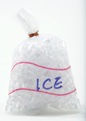 Dollhouse Miniature Bag Of Ice
